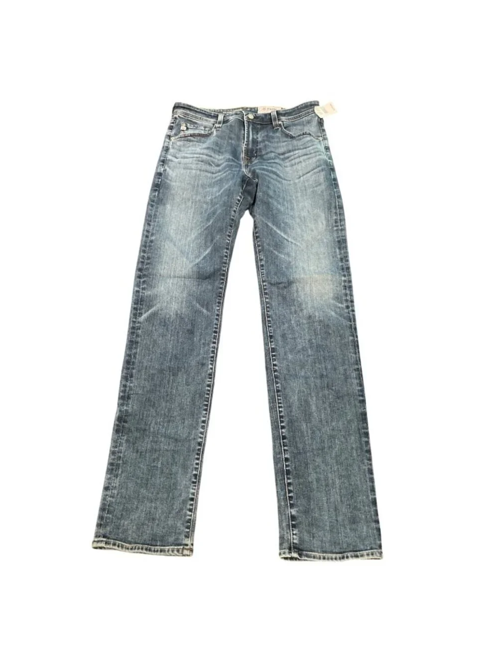 AG Matchbox Slim Straight Jean 32x34 Light Medium Wash Stretchy AG-ED Denim